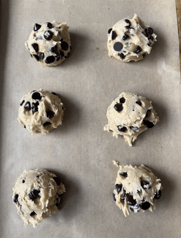 Circles of dough.