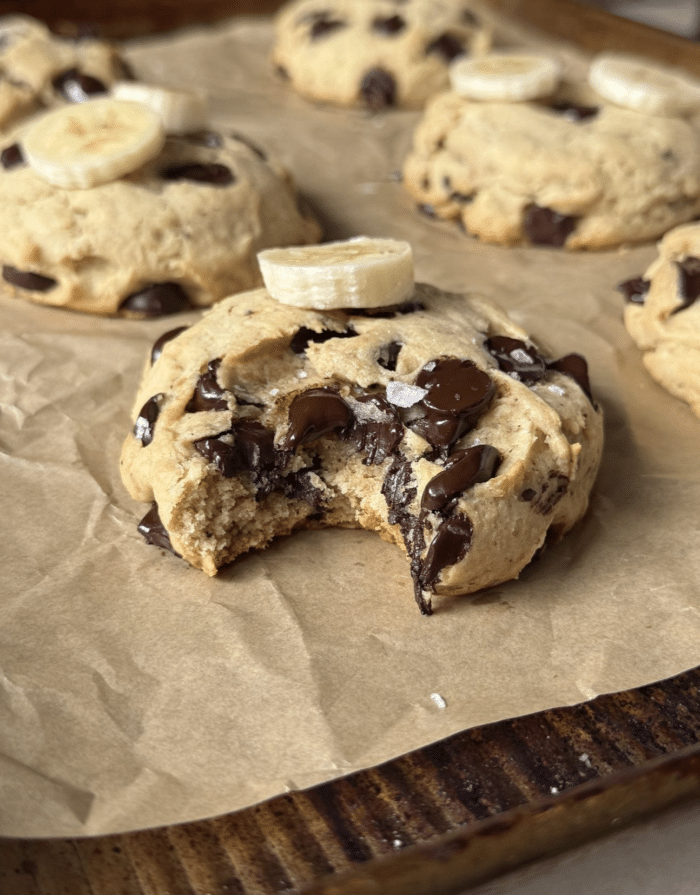 Gooey salty cookie.