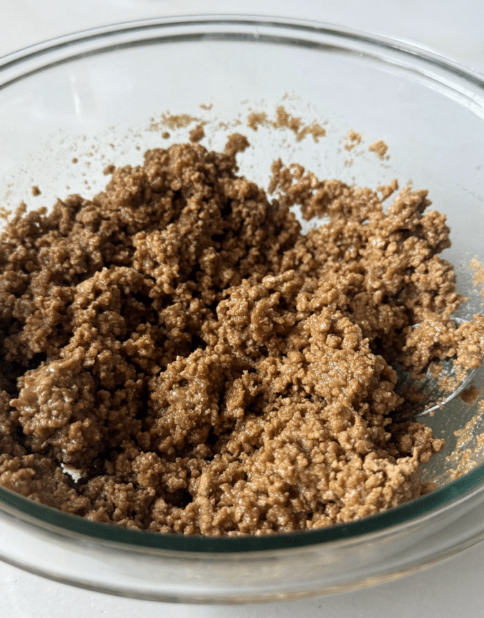 Graham cracker crumbs.