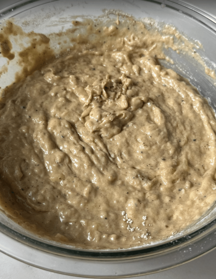 Maple cinnamon batter.