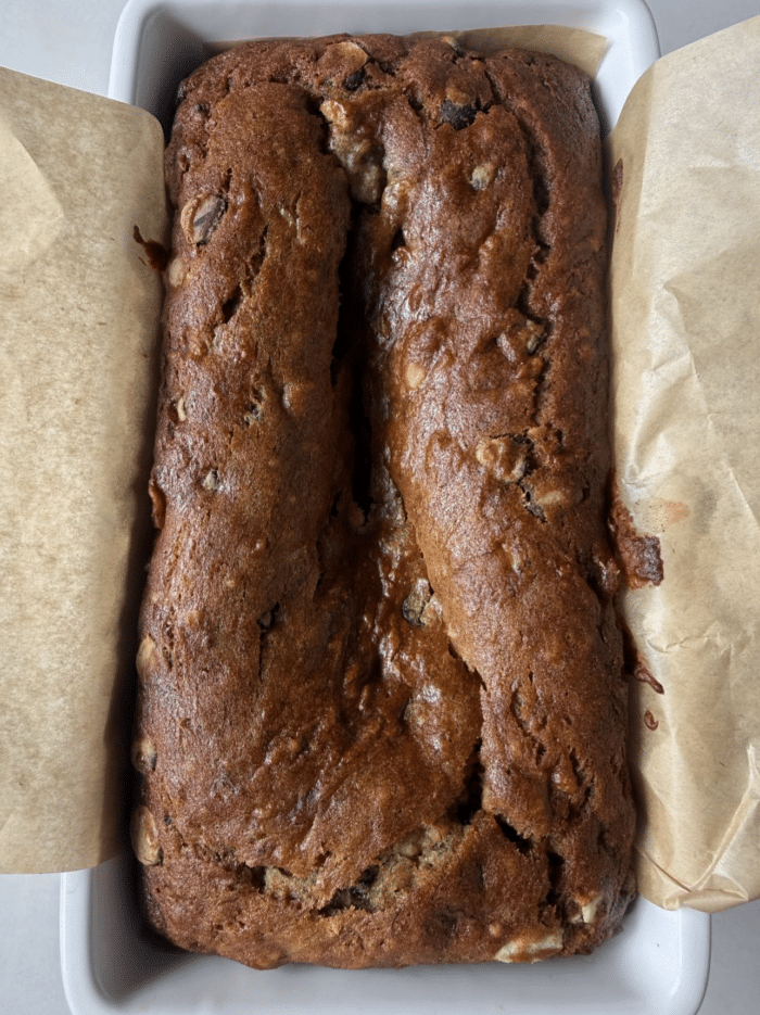 Baked espresso bread.
