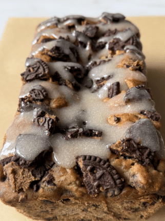Cookies and Cream Banana Bread