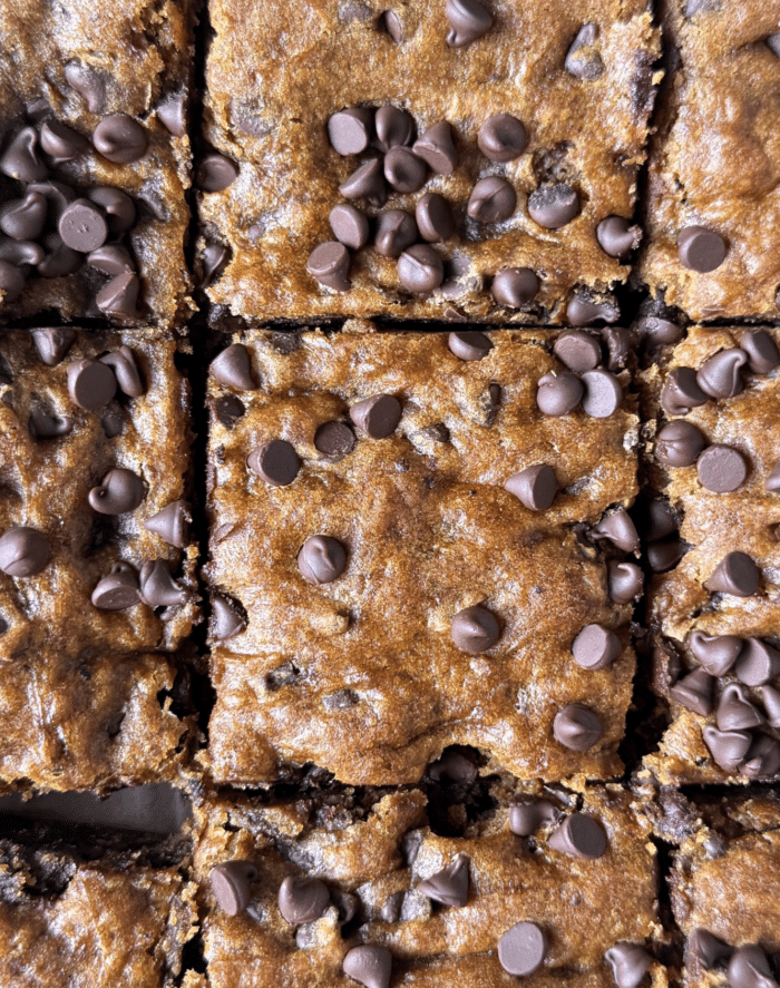 Squares of pumpkin.