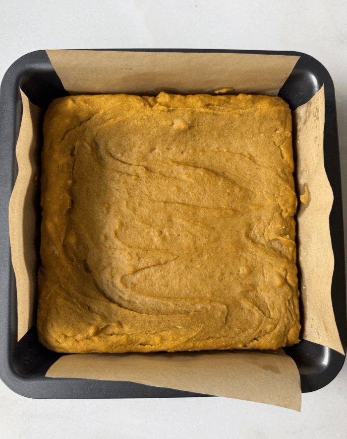 Baked cornbread.