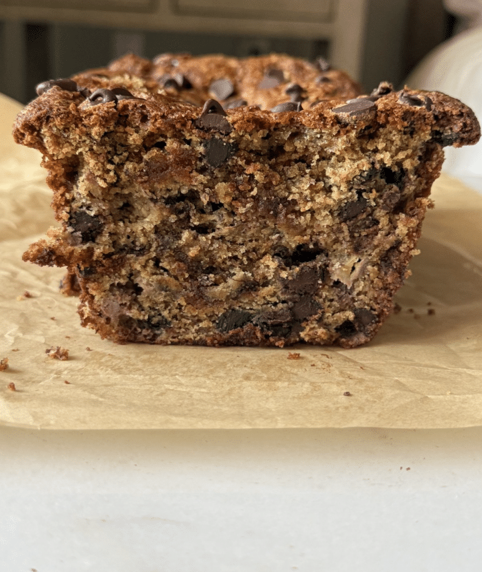 Thick cookie slice.