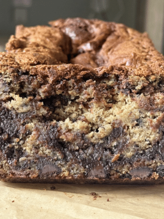 Fudge Swirl Banana Bread